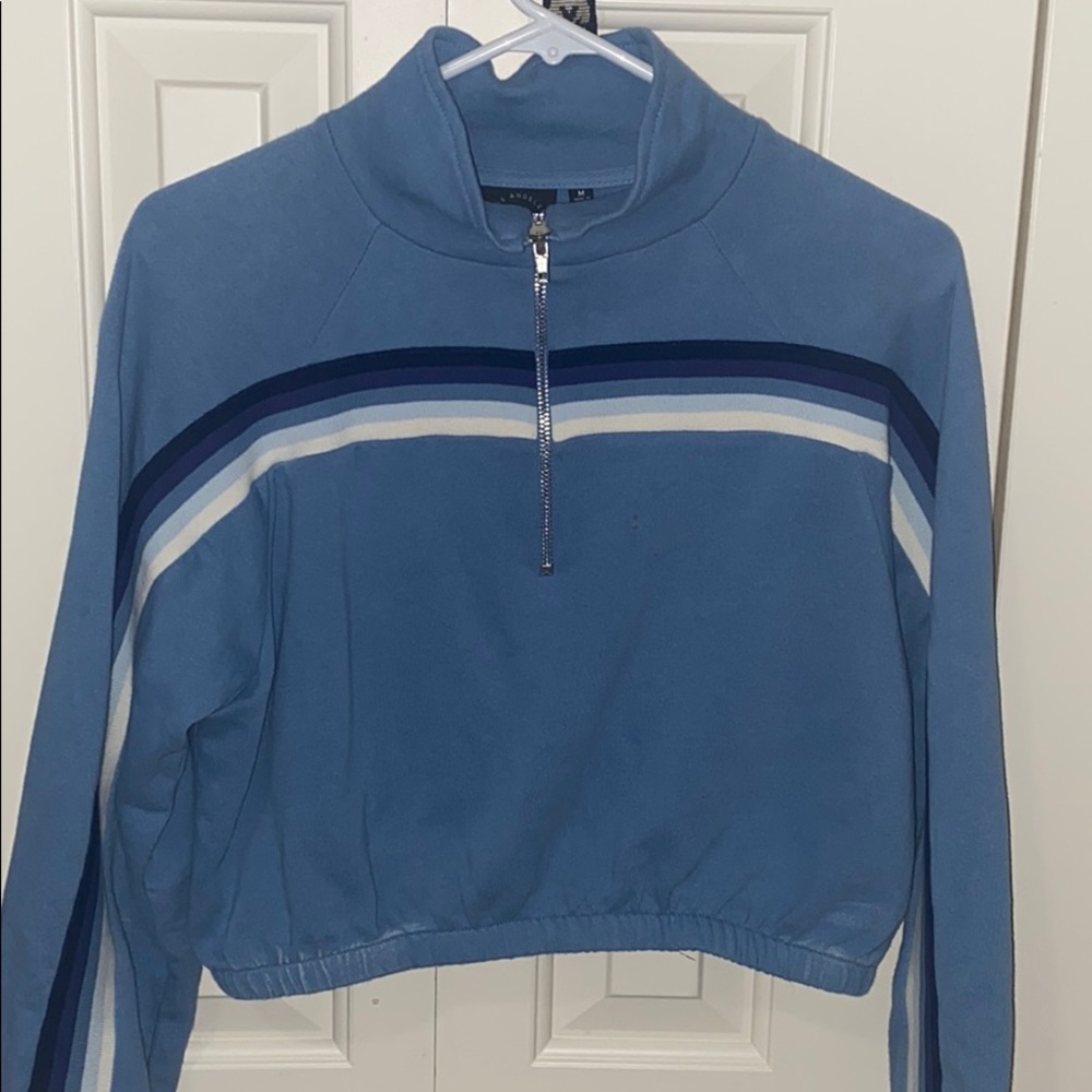 PS / LA Cropped Quarter Zip